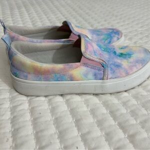 Art Class Pastel Tie-Dye Kids Sneakers size 2